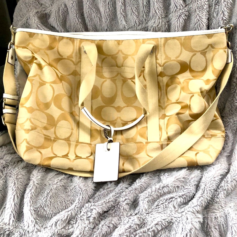 Large Coach tote